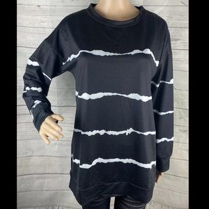 Basico Tie Dye Striped Shirt